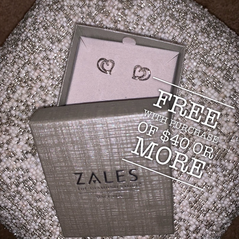 ZALES STERLING SILVER EARRINGS